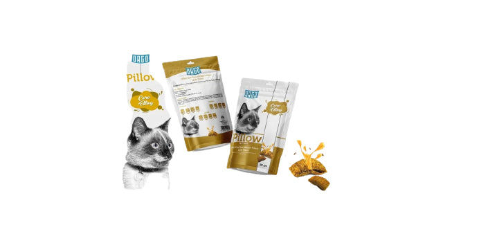 Orgo Pillow Cat Treats Liver Flavor 100g - Mickey's Pets Store