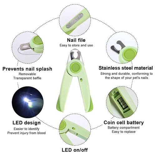 LED Nail Clipper - Mickey's Pets Store