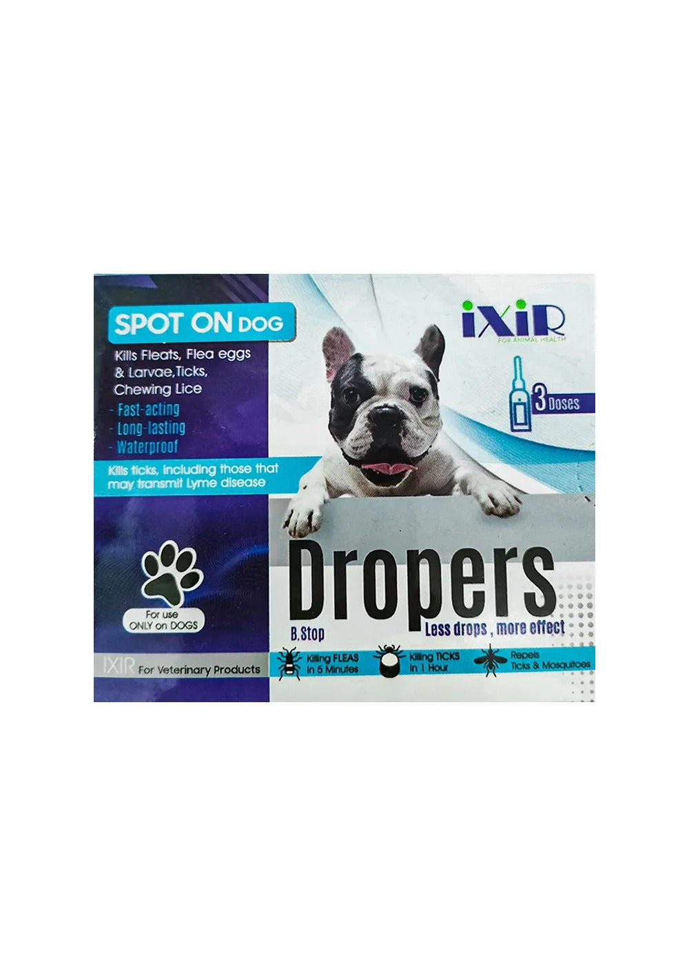 iXiR Dropers Spot On For Dogs One Dose - Mickey's Pets Store