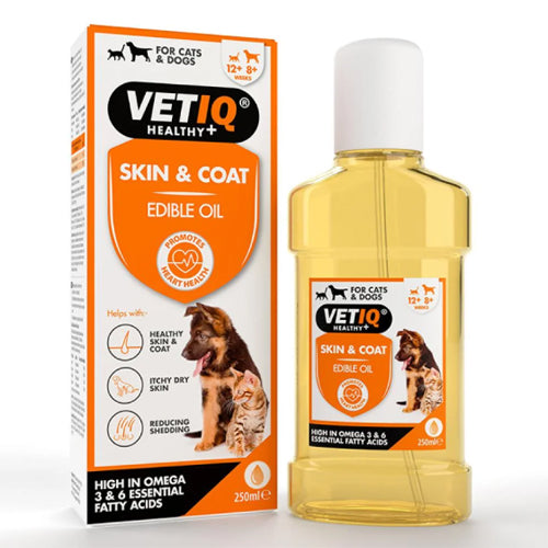VetIQ Skin and Coat 250ml - Mickey's Pets Store