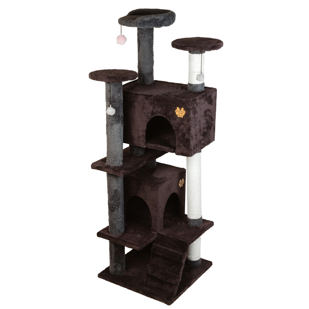 large luxury cat scratch tree cat tree tower Furniture Scratch Post modern cat tree for Kittens Pet House Play - Mickey's Pets Store
