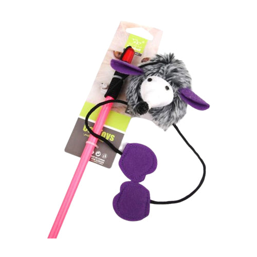 Nunbell Cat Wand Toy - Mickey's Pets Store