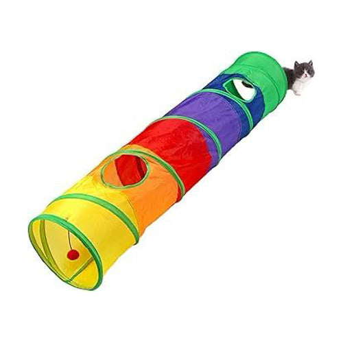 Cat Tunnel Toy 32 - Mickey's Pets Store