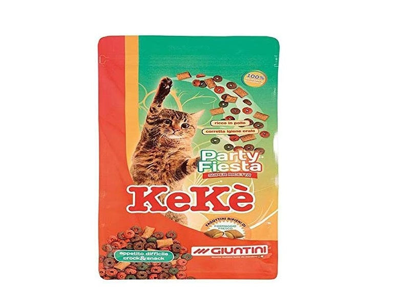 Keke Party Fiesta Crock and Snack Dry Cat Food 1Kg - Mickey's Pets Store
