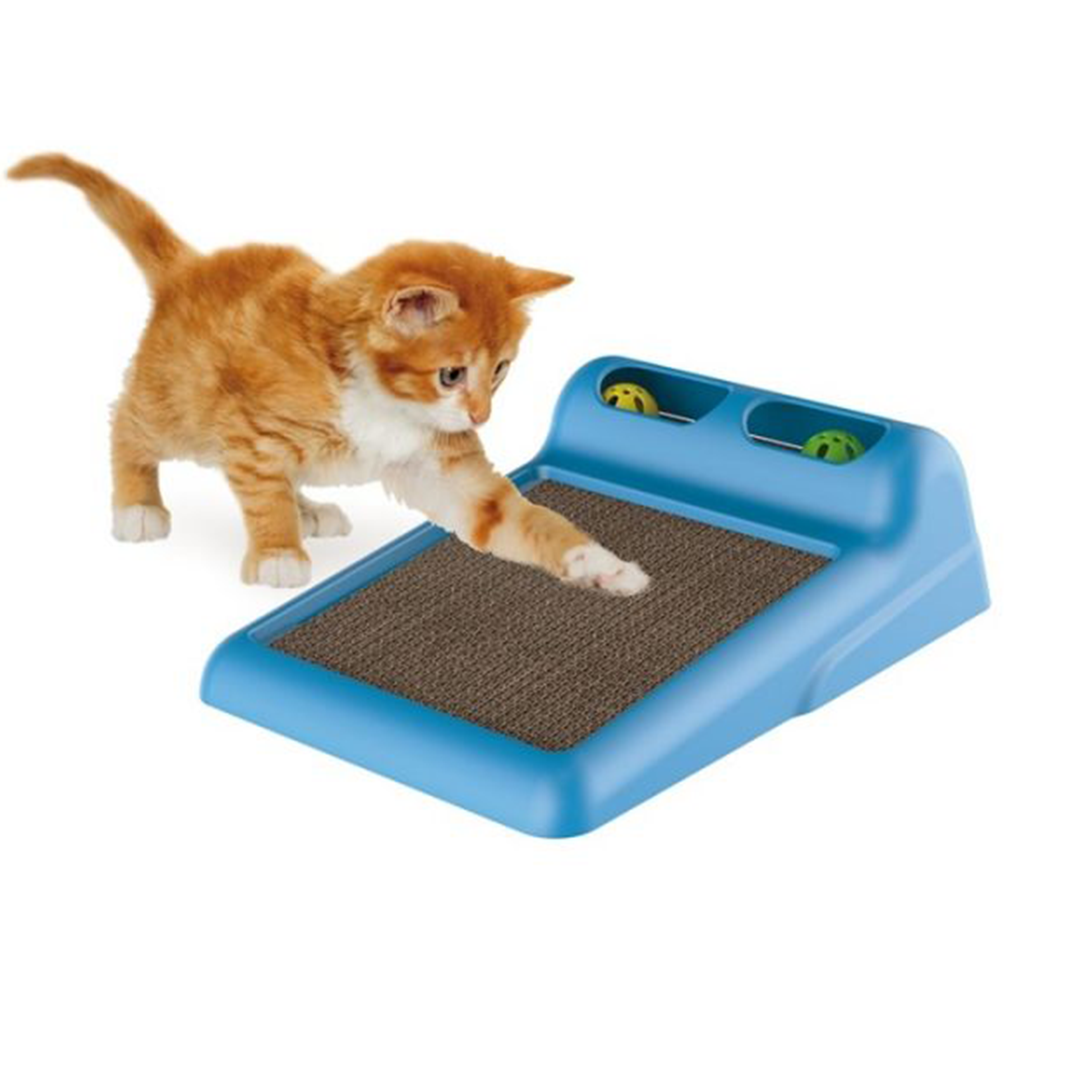 Cat Scratching Post with 2 Balls - Mickey's Pets Store