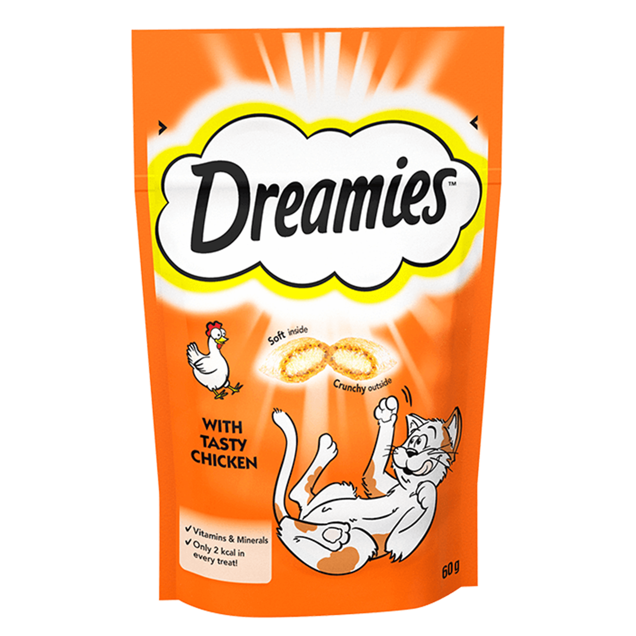 Dreamies Cat Treats with Chicken 60g - Mickey's Pets Store