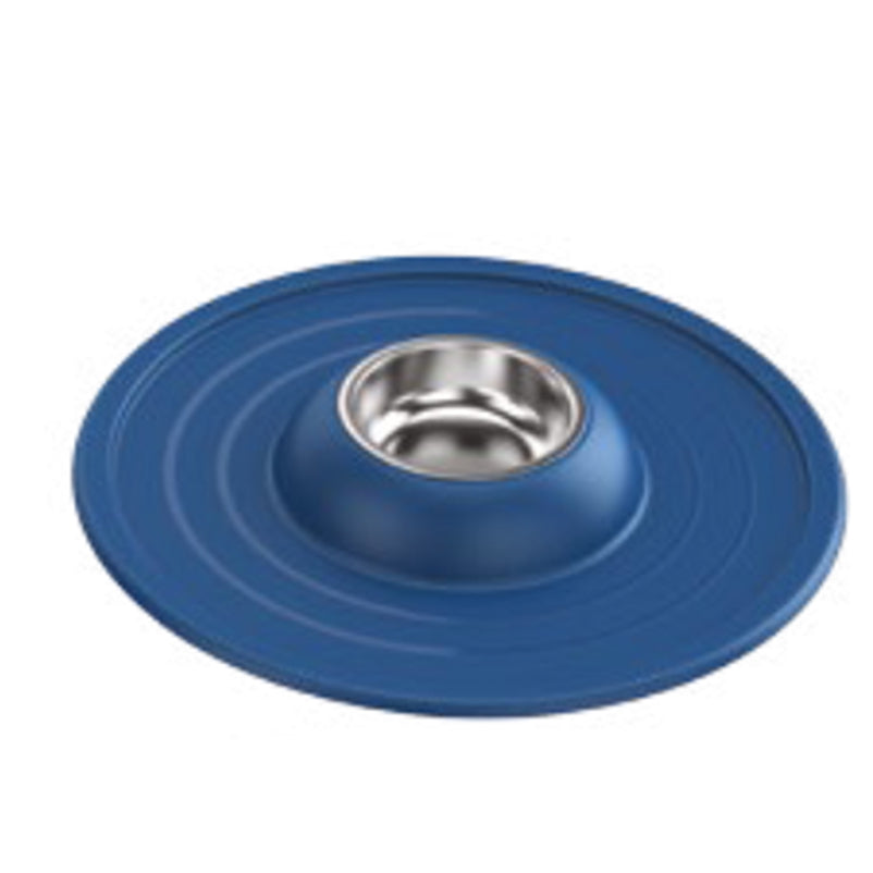 Georplast - Volcano Inox Steel Pet Bowl - Big - Mickey's Pets Store