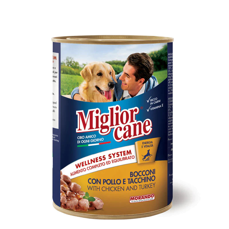 Miglior Cane with Chicken and Turkey 405g - Mickey's Pets Store