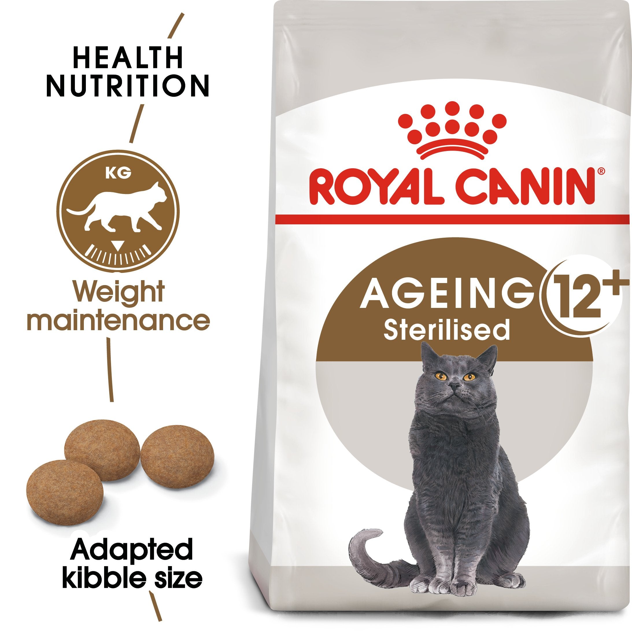 Royal Canin Ageing Sterilised 12 Plus 2KG Neutered Cats Over 12 Years Old - Mickey's Pets Store