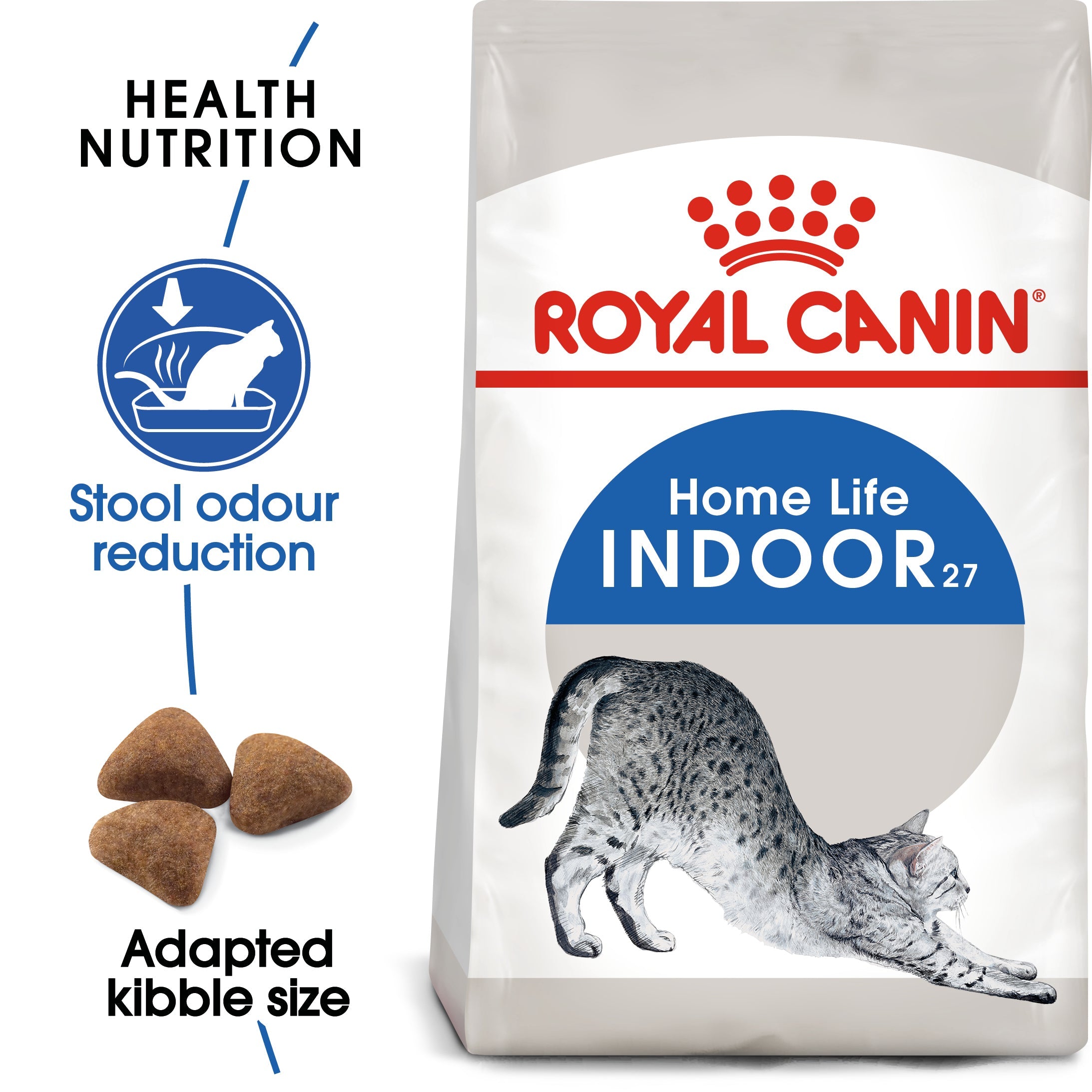 Royal Canin Indoor27 (2 KG) - Dry food for indoor adult cats - Mickey's Pets Store