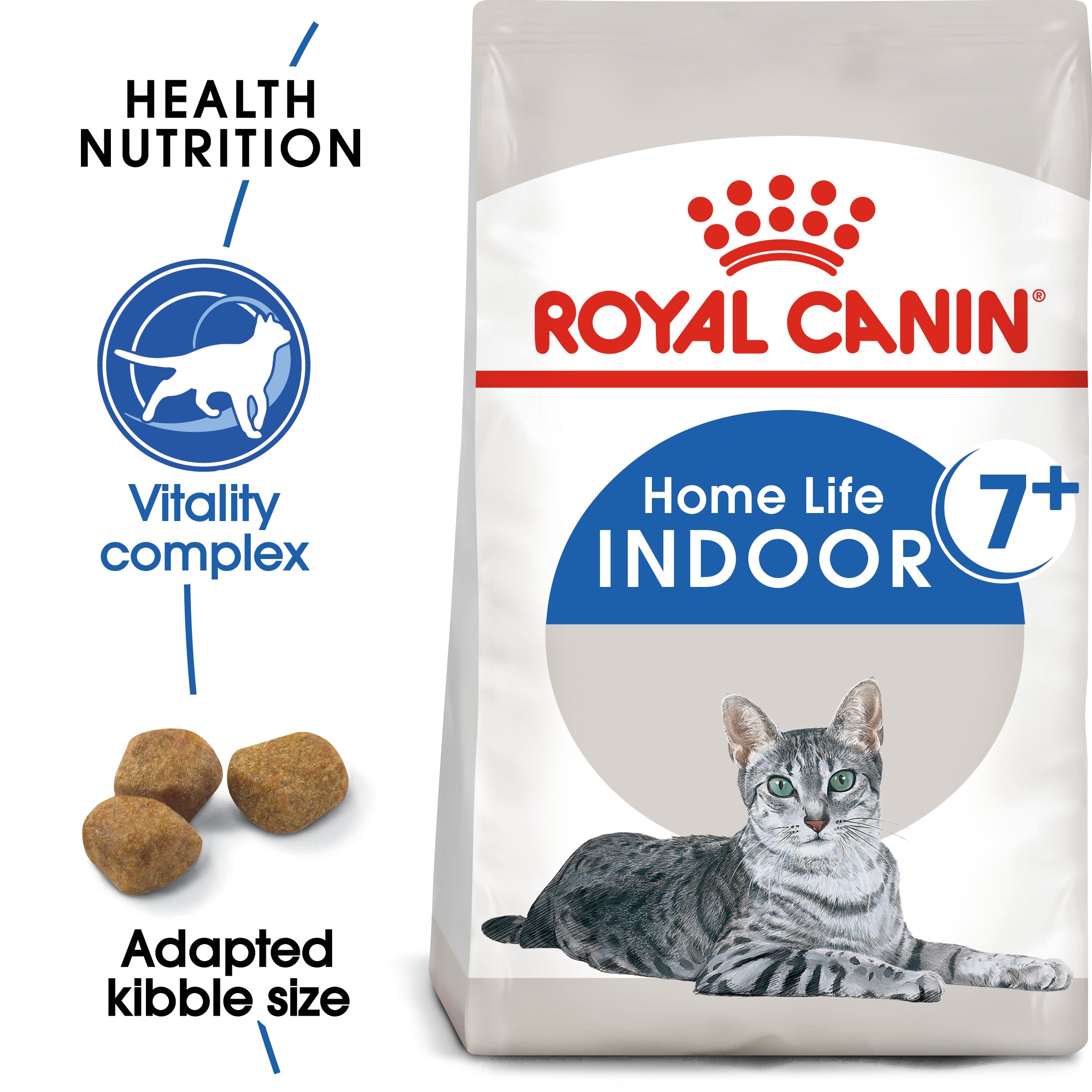 Royal Canin Indoor 7+ (1.5KG) - Dry food for indoor cats over 7 years old - Mickey's Pets Store