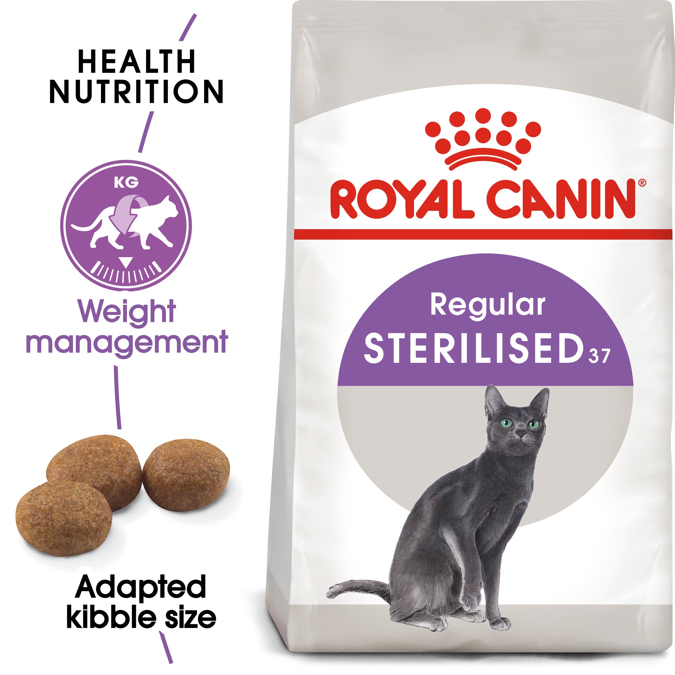 Royal Canin Sterilized 37 (2 KG) - Neutered adult cats - Mickey's Pets Store