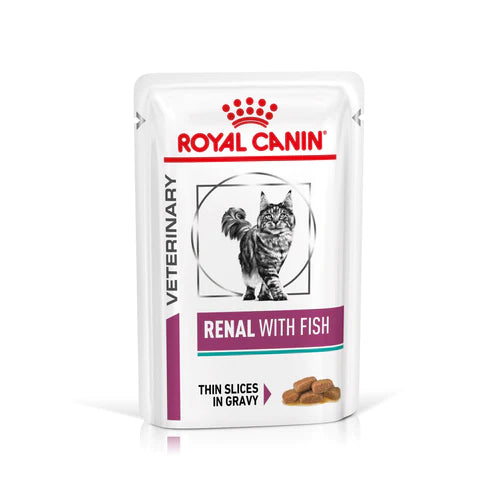 Royal Canin Veterinary Diet Feline Renal with Fish 85g - Mickey's Pets Store