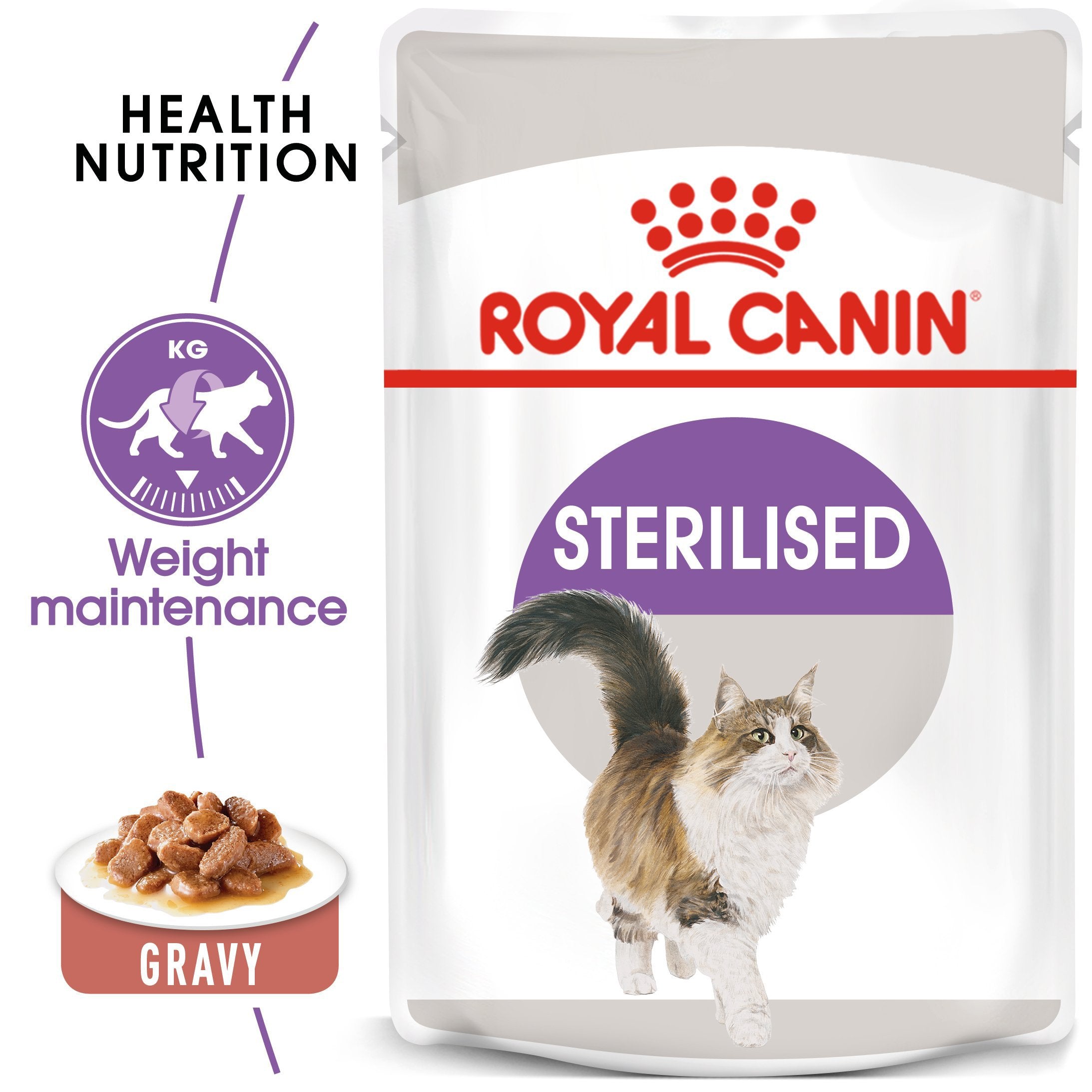 Royal Canin Sterilised in Gravy (85 gm\Pouch) - Wet food for neutered adult cats - Mickey's Pets Store