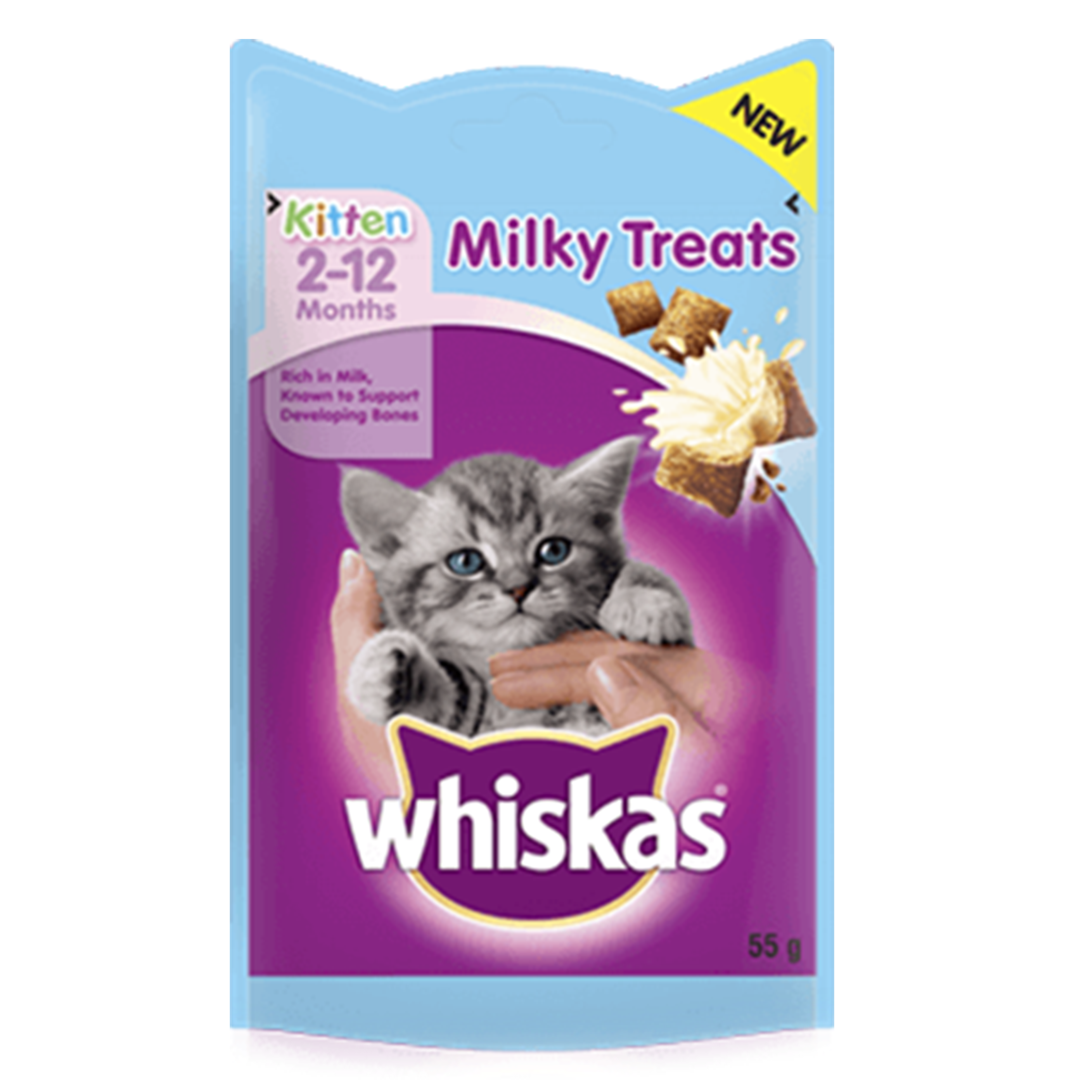 WHISKAS Kitten Milky Treats 55g - Mickey's Pets Store