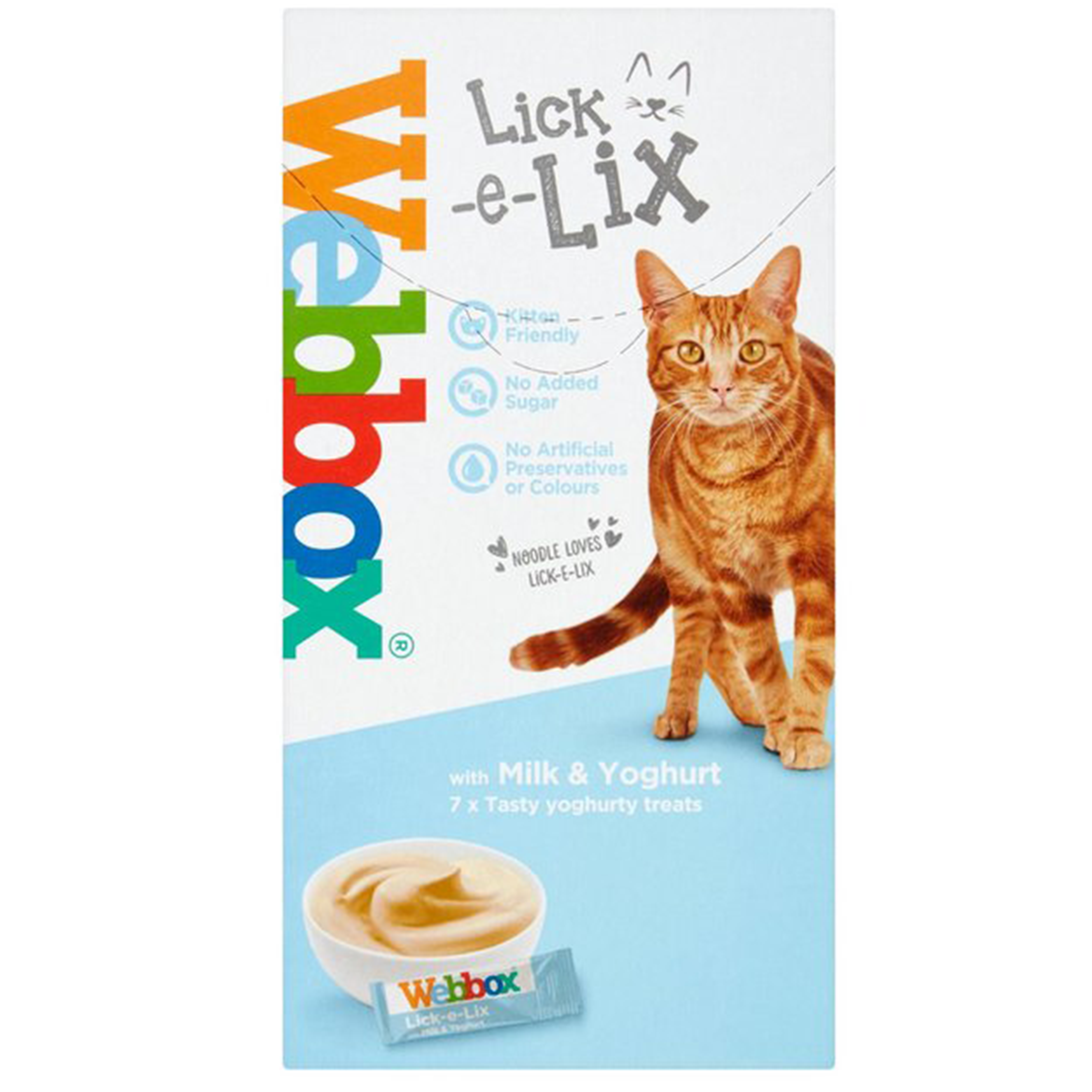 Webbox Lick-e-Lix Milk & Yoghurt Cat Treats - Mickey's Pets Store