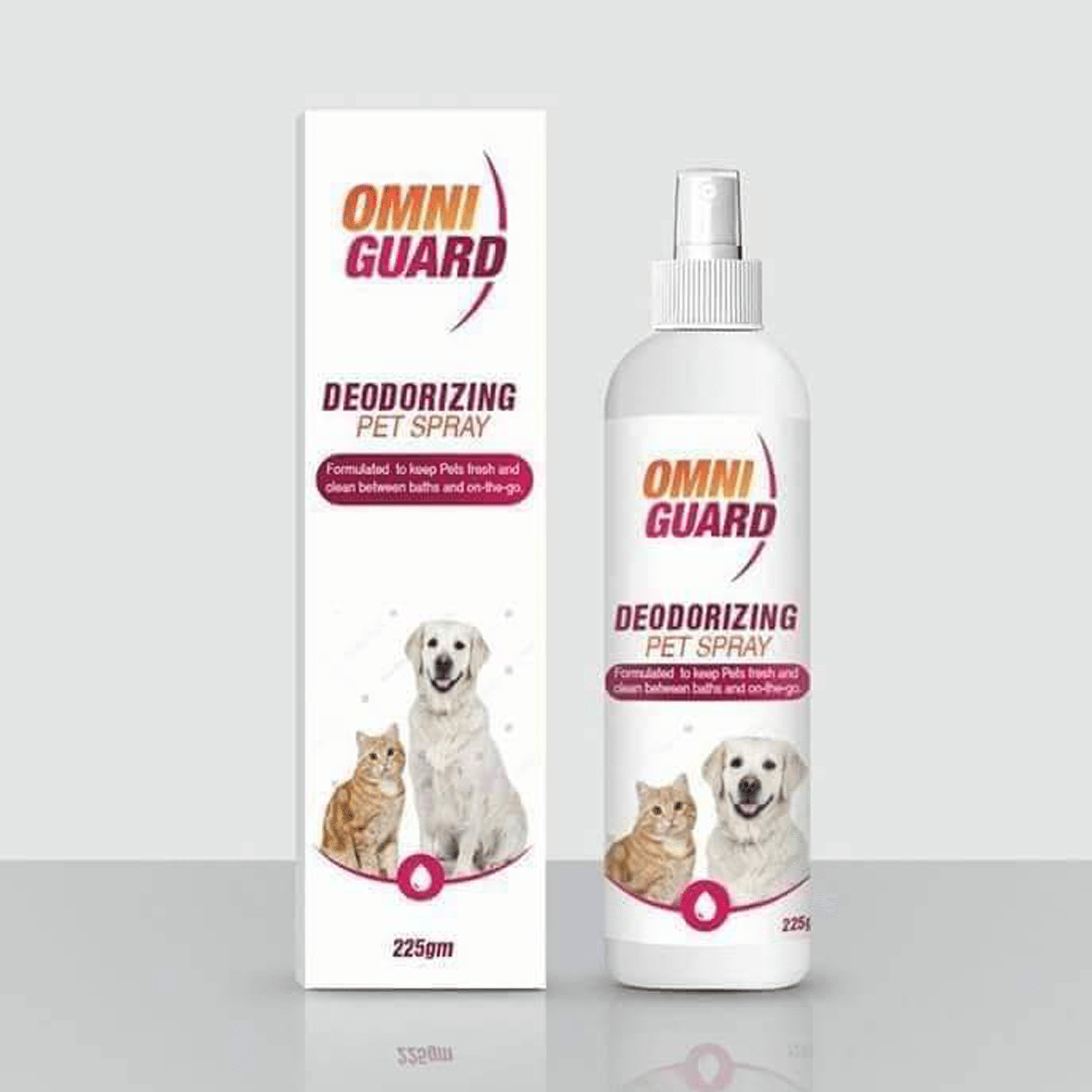 Omni Guard Deodorizing Spray 225ml - Mickey's Pets Store