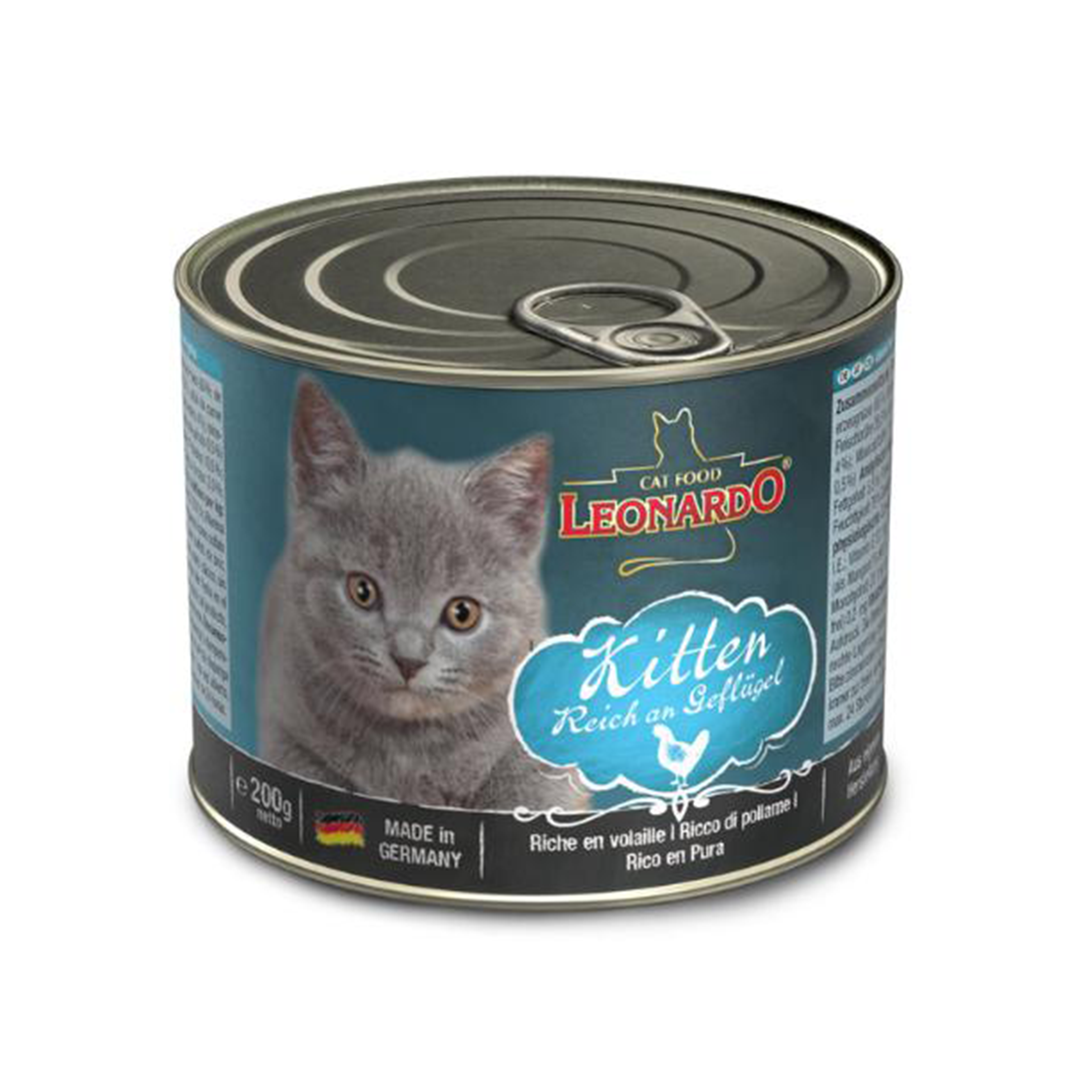 LEONARDO CAT WET FOOD for kittens  200g - Mickey's Pets Store