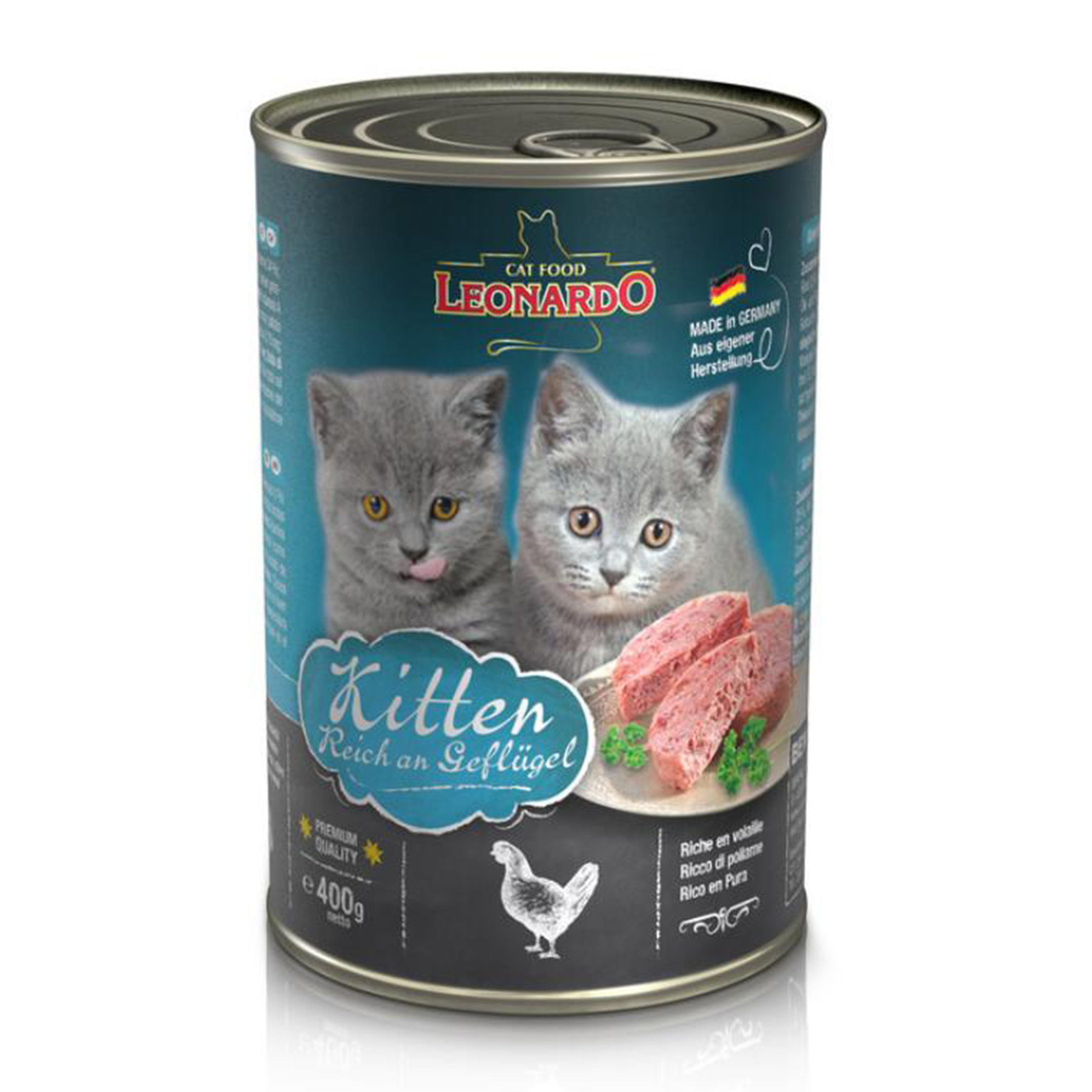 LEONARDO CAT WET FOOD for kittens  400g - Mickey's Pets Store