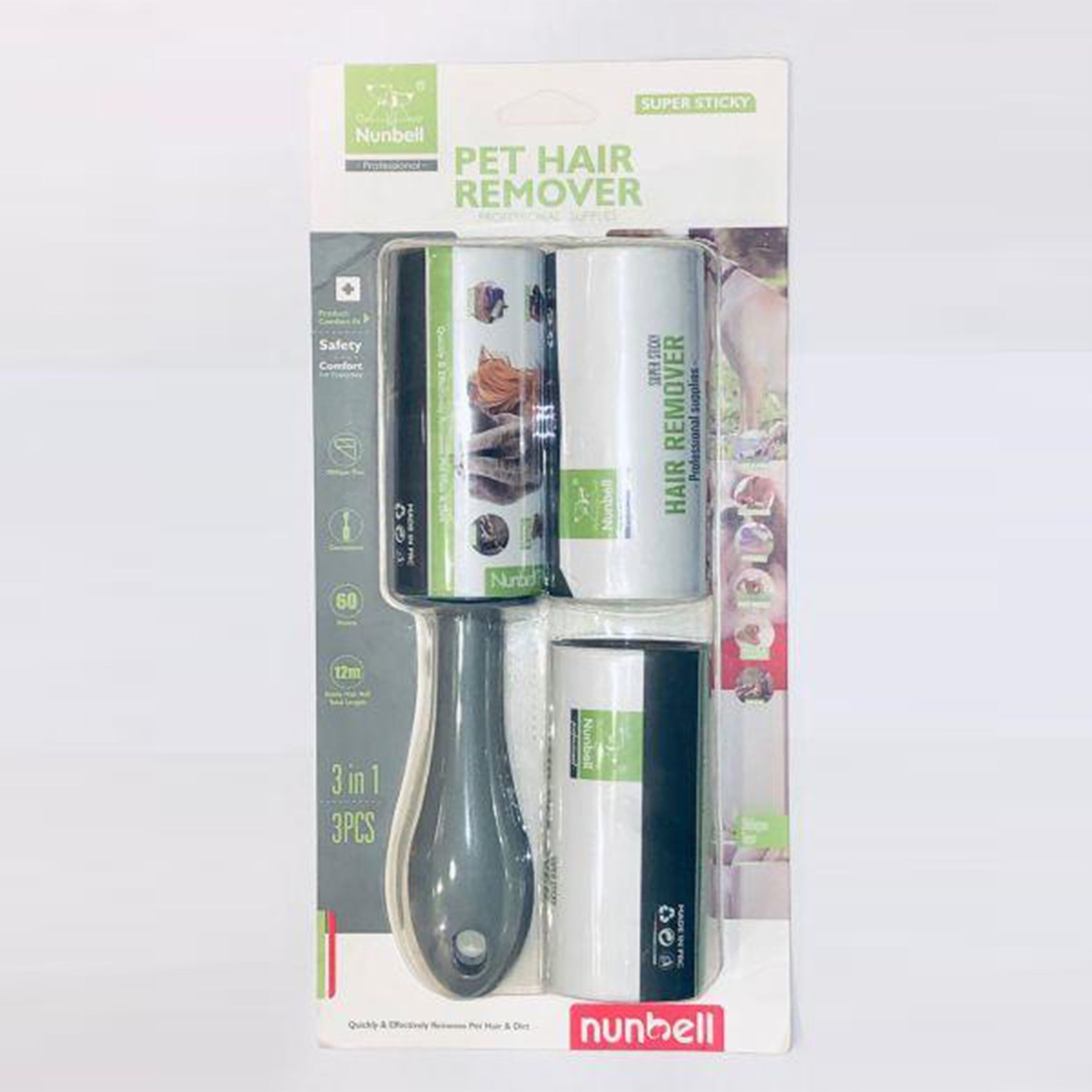 Nunbell Hair Remover with Two Spare Parts - Mickey's Pets Store