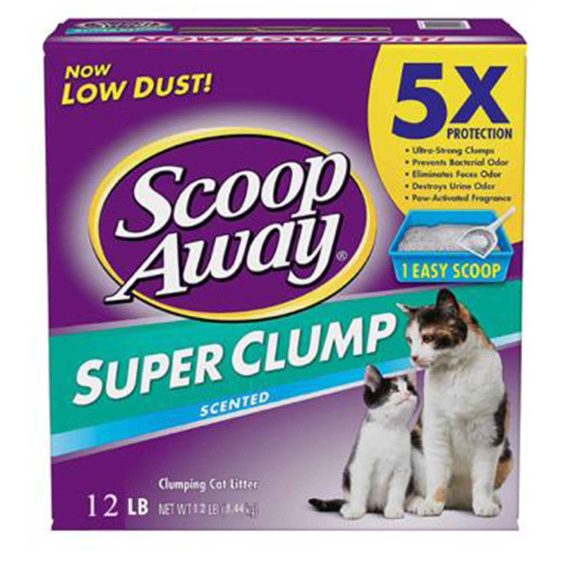 Scoop Away Scented Super Clump Cat Litter 5.44kg - Mickey's Pets Store
