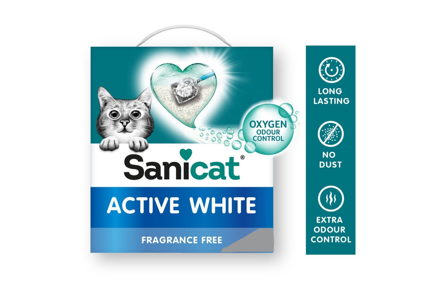 Sanicat Cat Litter - Active White10L - Mickey's Pets Store
