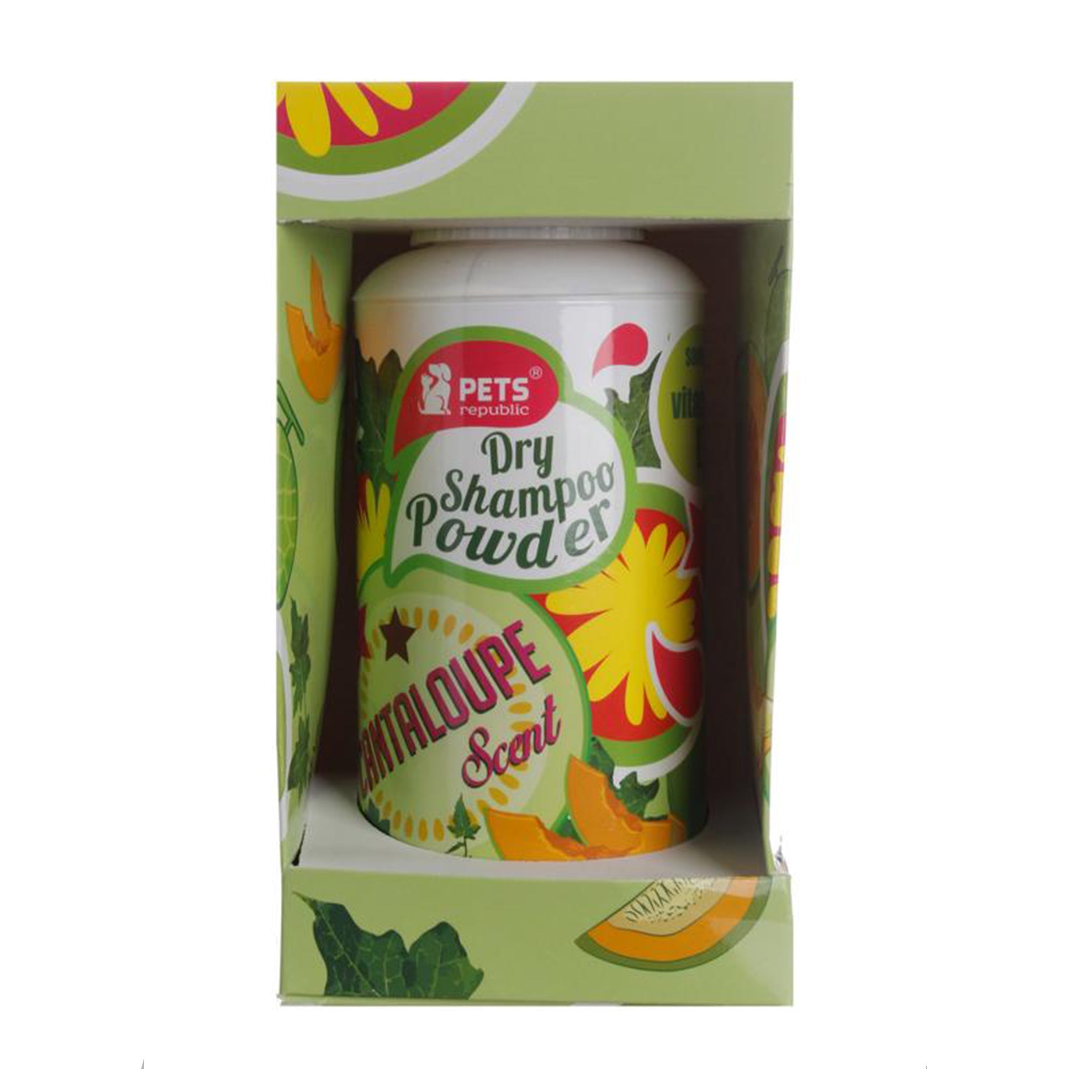 Pets Republic Dry Powder Shampoo Cantaloupe 500 ml - Mickey's Pets Store