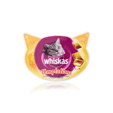 WHISKAS Temptations Cat Treats with Chicken & Cheese 60g - Mickey's Pets Store